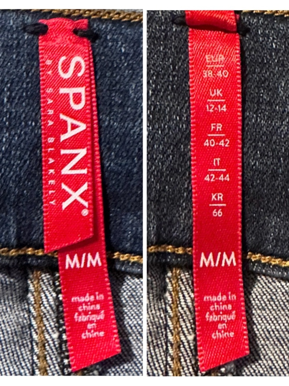 SPANX Distressed Ankle Skinny Jean Legging Sleek Chic Stretch Cottagecore Wmn M - Picture 9 of 14